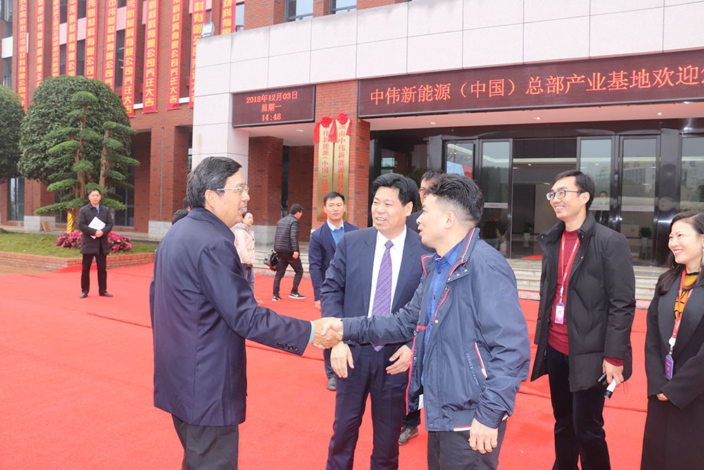 宁乡经济技术开发区建区20周年参观团到访PT电子游戏新能源（中国）总部产业基地